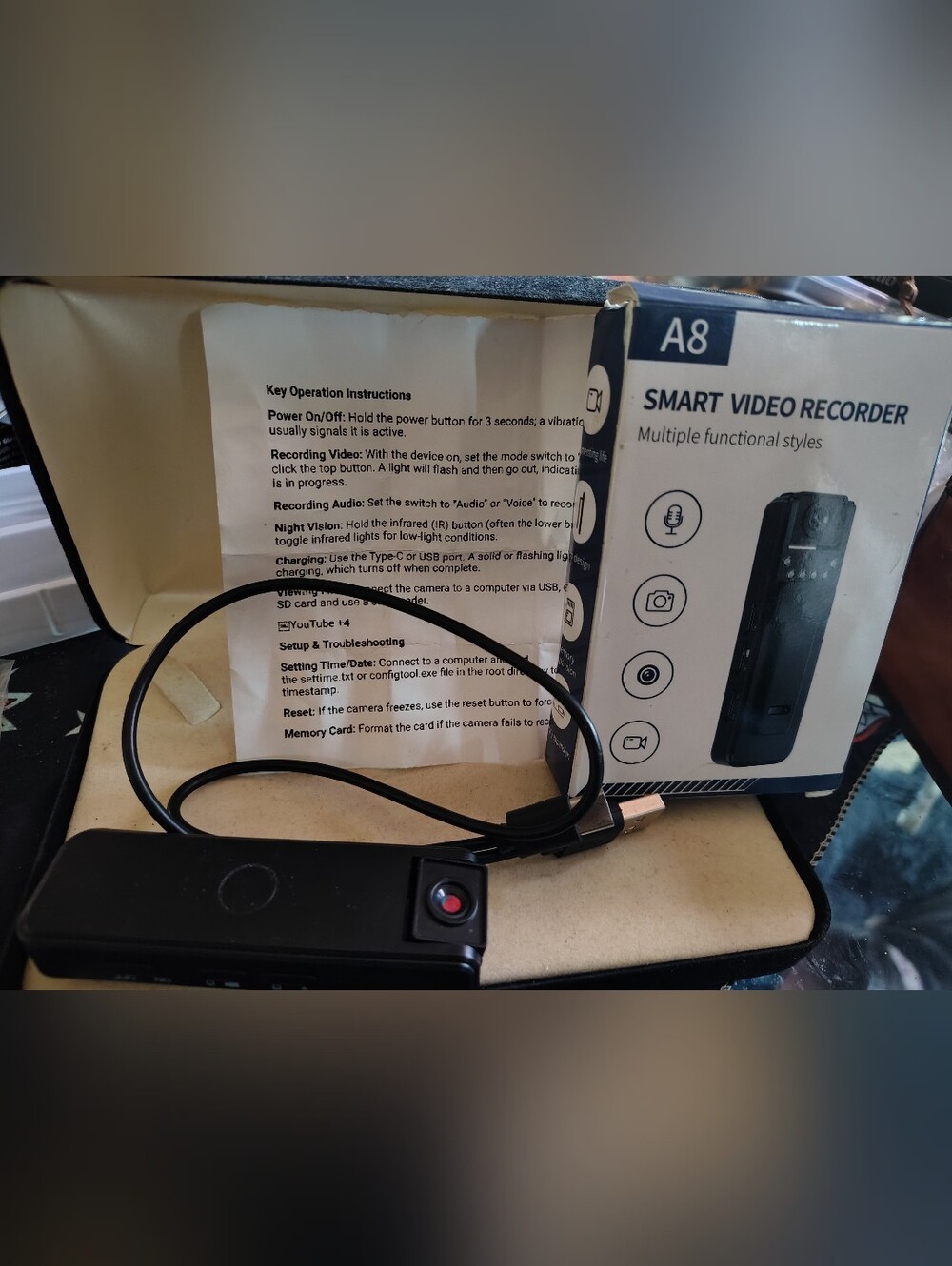 🫄📷 New A8 Smart Video Recorder – HD Body Camera with Night Vision